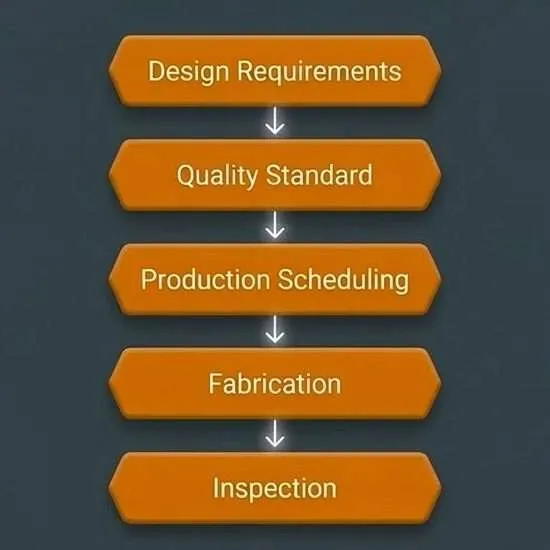 Acrylic Fabrication Process Diagram